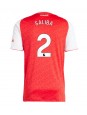 Billige Arsenal William Saliba #2 Hjemmedrakt 2025-26 Kortermet